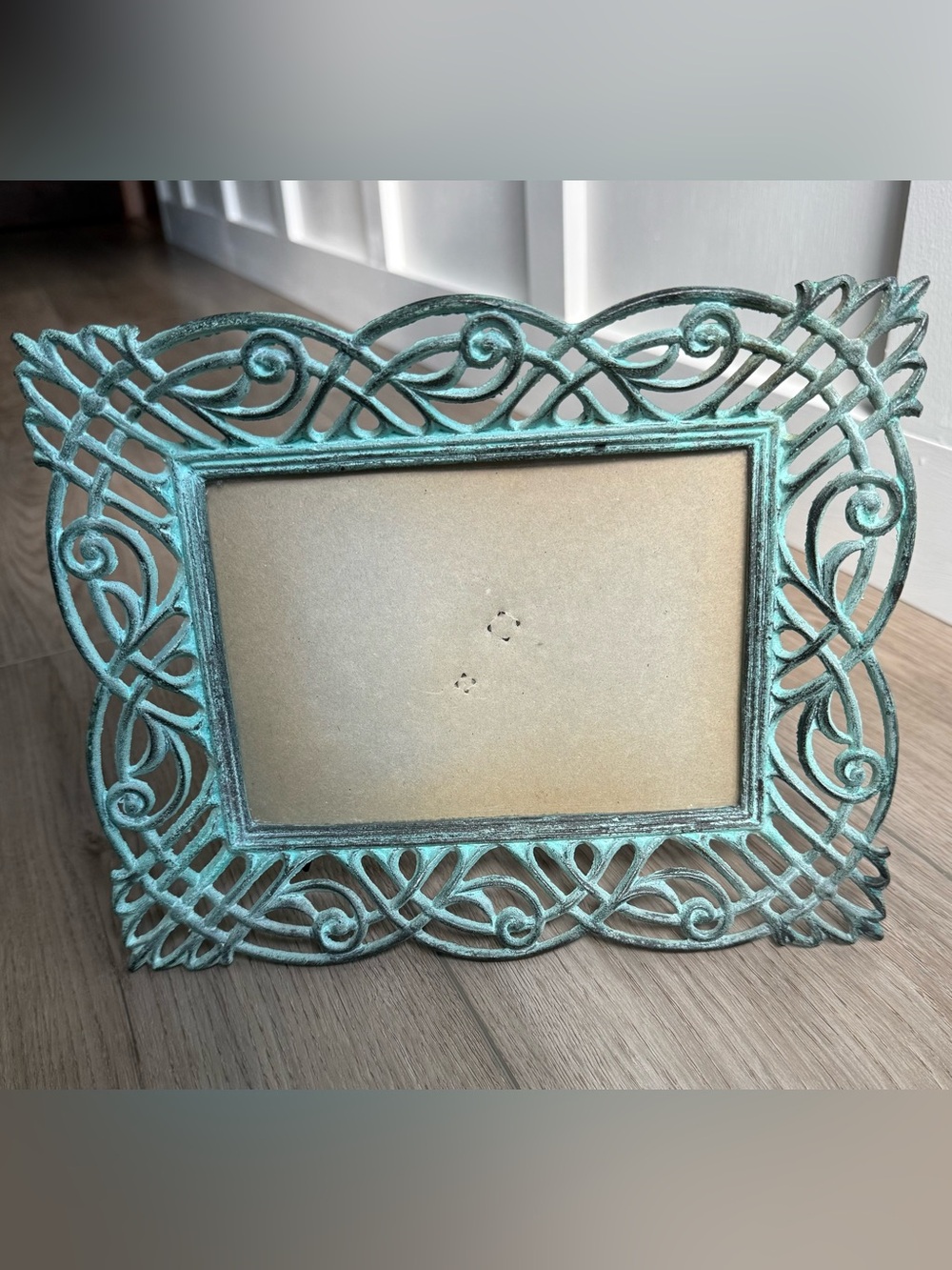 Terragrafics Verdigris Metal Picture Frame - 5 x 7